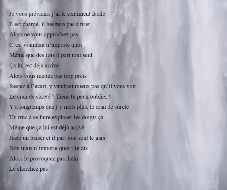 J&rsquo;ai le sentiment n&rsquo;importe&nbsp;quoi